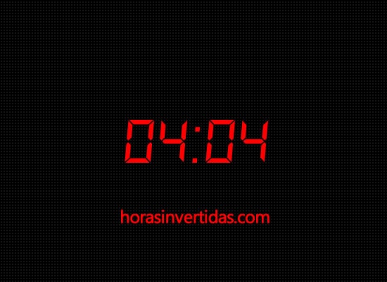 Horas Iguais 04:04
