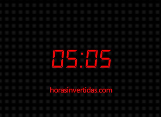 Horas Iguais 05:05