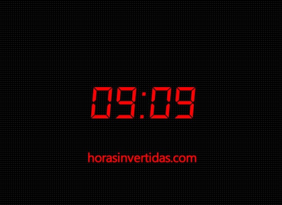 Horas Iguais 09:09