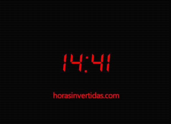 Significado Horas Invertidas: 14:41