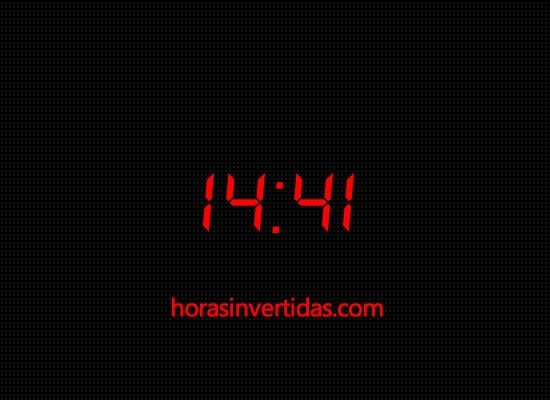 Significado Horas Invertidas: 14:41